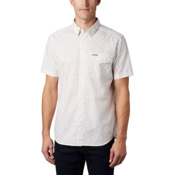 Columbia Muške Košulje - Summer Chill Short Sleeve Bijele | USQA-59706